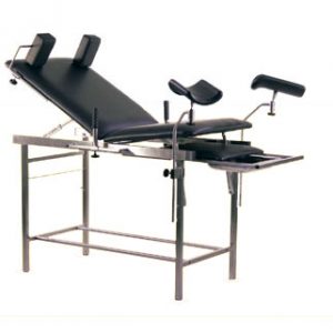 Table d&rsquo;accouchement en inox