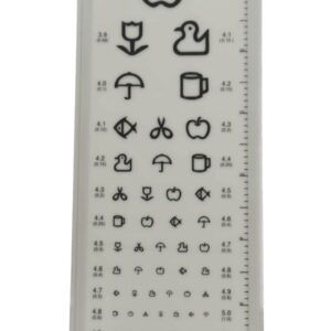 ECHELLE OPTOMETRIQUE LED EXTRA-PLAT ENFANT/ LUMINEUX