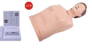 MANNEQUIN DE FORMATION EN REANIMATION ET CARDIO-PULMONAIRE DEMI-CORPS AVEC MONITEUR DE COMMANDE MARQUE STARCARE