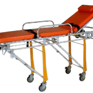 Brancard pour Ambulance Pliable avec Matelas sur Roulettes